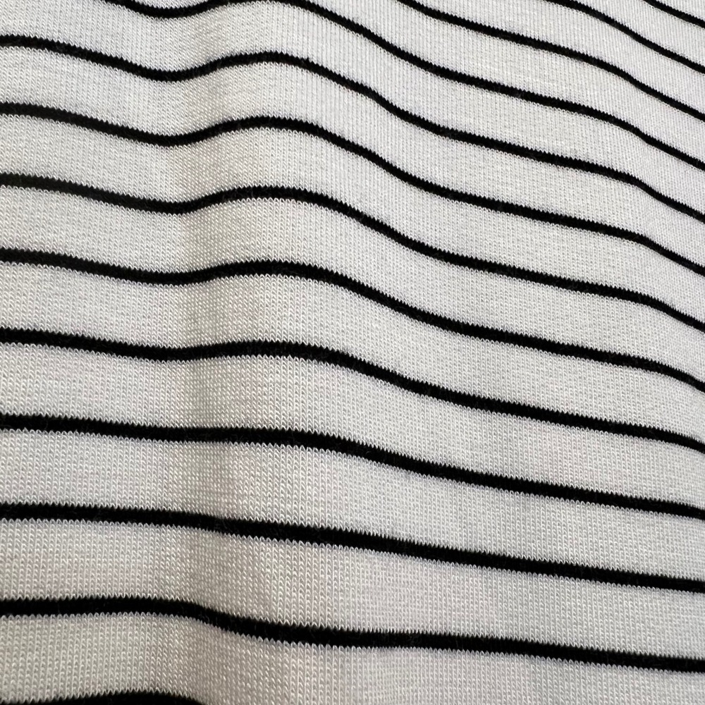 Daily Ritual NWOT Coastal Nautical Stripe Romper Viscose Small Lounge Resortwear - Picture 6 of 9